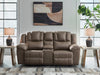 Lowilla Reclining Loveseat with Console - De Avenue Furniture