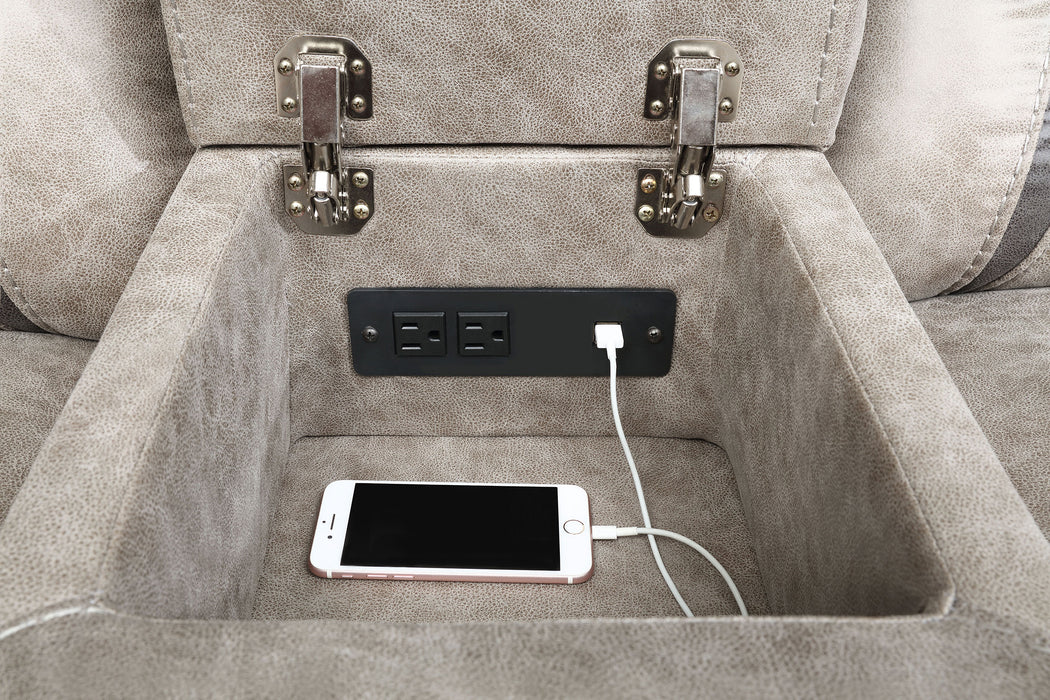 Greer Reclining Glider Loveseat - De Avenue Furniture