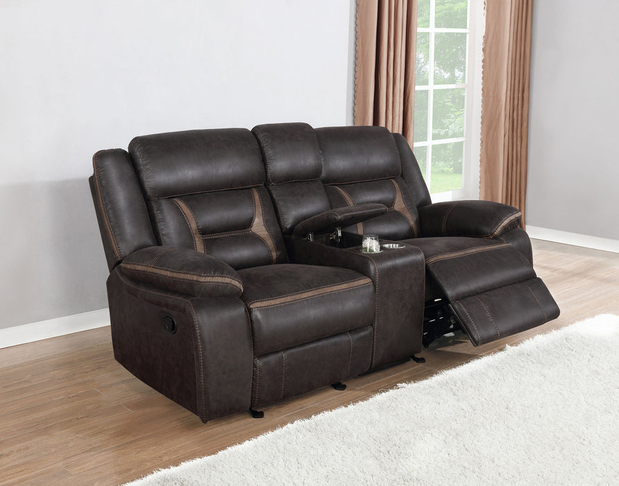 Greer Reclining Glider Loveseat - De Avenue Furniture