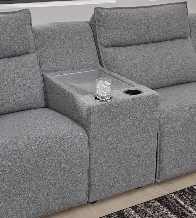 Modmax Reclining Sectional with Console - De Avenue Furniture