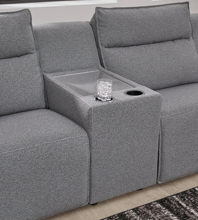 Modmax Reclining Sectional with Console - De Avenue Furniture