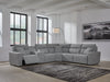 Modmax Reclining Sectional with Console - De Avenue Furniture