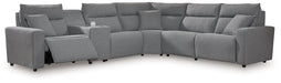 Modmax Reclining Sectional with Console - De Avenue Furniture