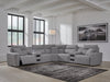 Modmax II Power Reclining Sectional with Audio Consoles - De Avenue Furniture