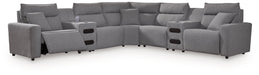 Modmax II Power Reclining Sectional with Audio Consoles - De Avenue Furniture