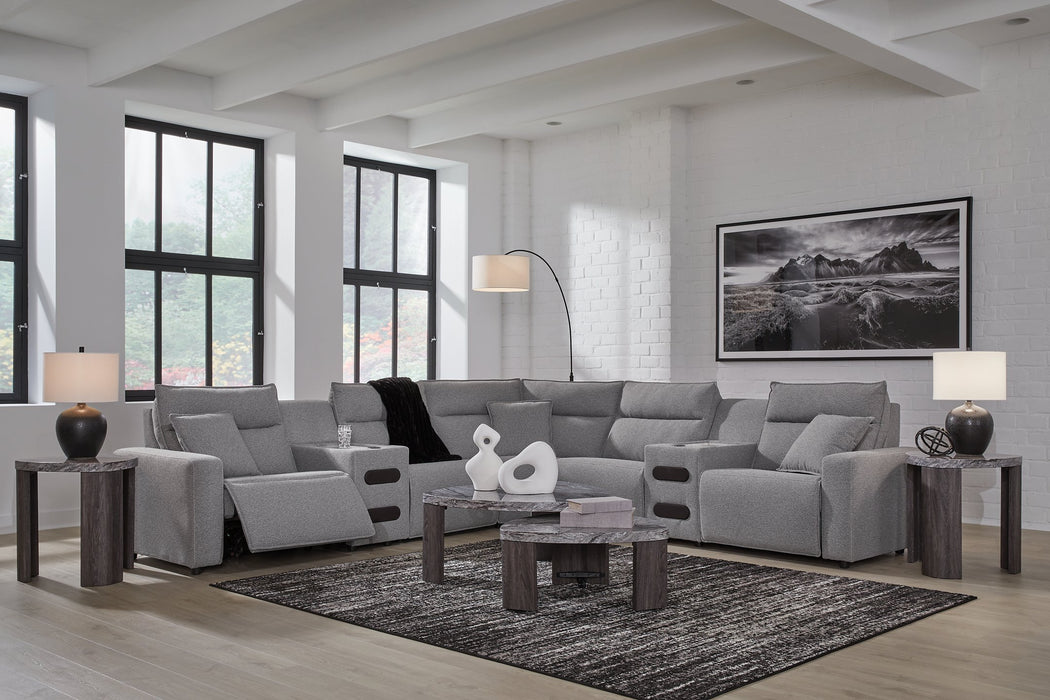 Modmax II Power Reclining Sectional with Audio Consoles - De Avenue Furniture