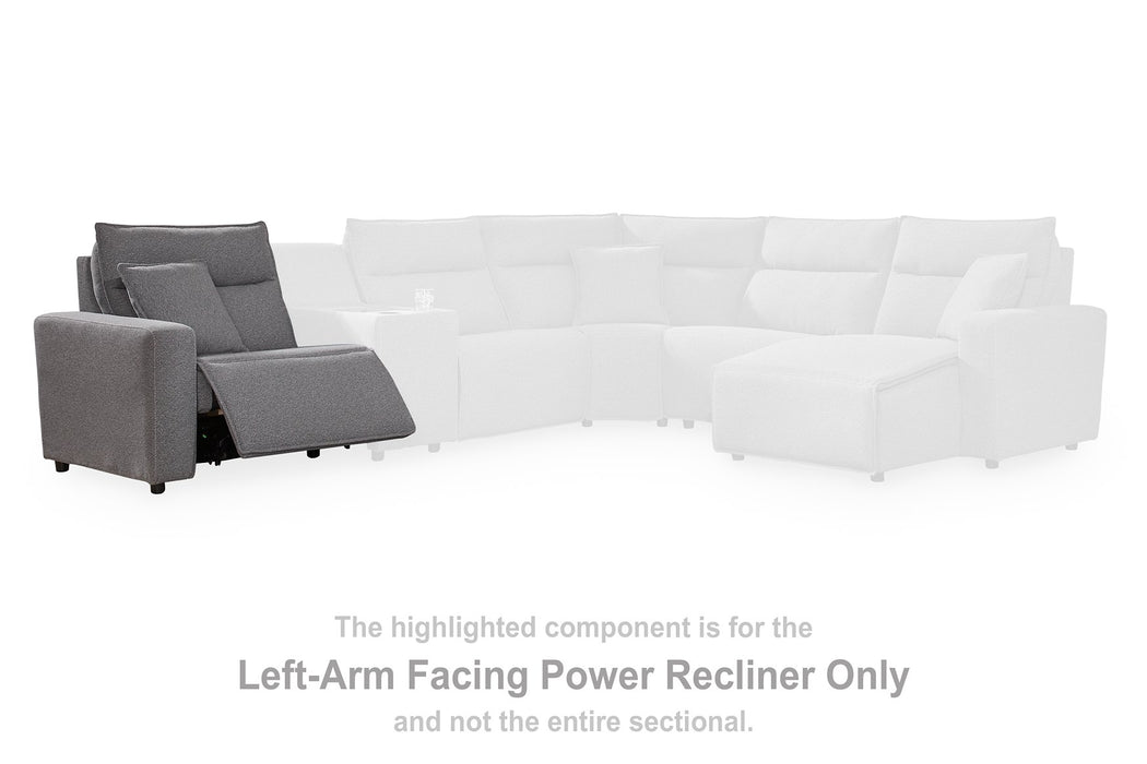 Modmax Reclining Sectional with Console - De Avenue Furniture