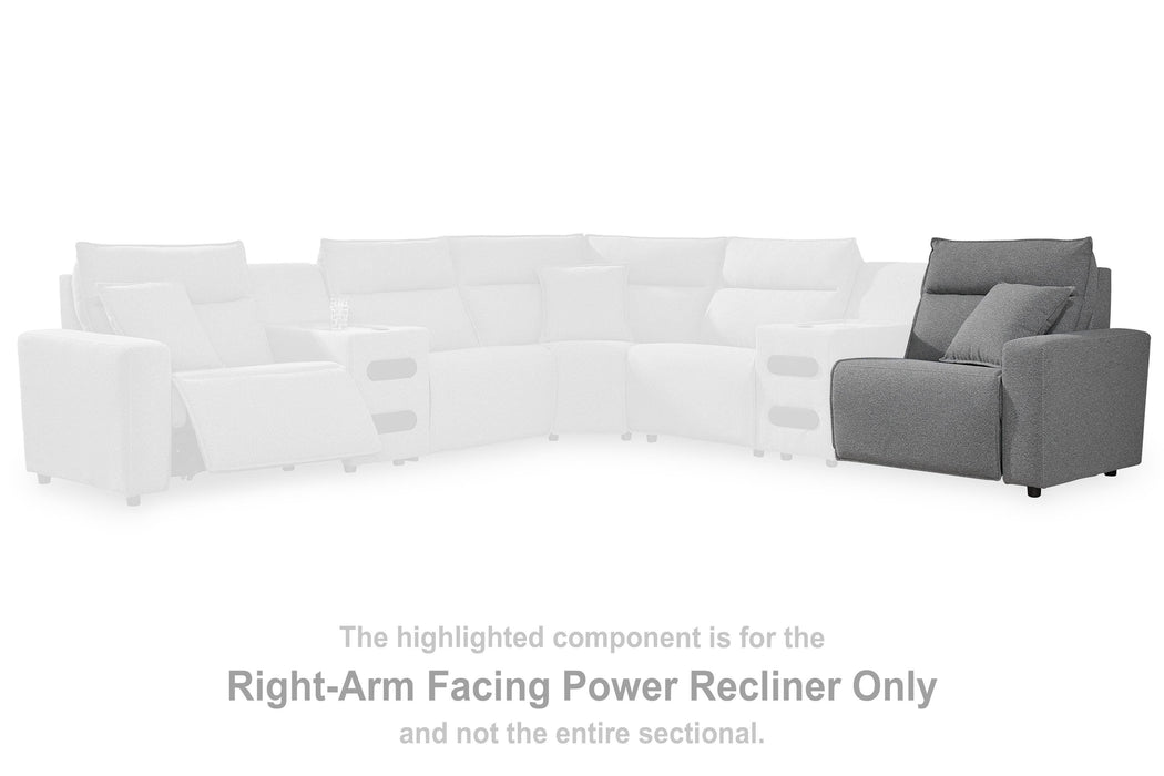 Modmax II Power Reclining Sectional with Audio Consoles - De Avenue Furniture