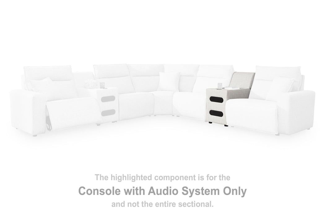 Modmax II Power Reclining Sectional with Audio Consoles - De Avenue Furniture