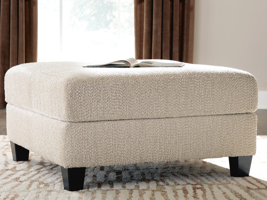 Steelwater Retreat Oversized Accent Ottoman - De Avenue Furniture