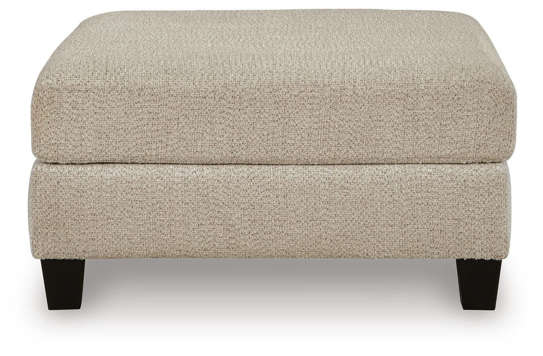 Steelwater Retreat Oversized Accent Ottoman - De Avenue Furniture
