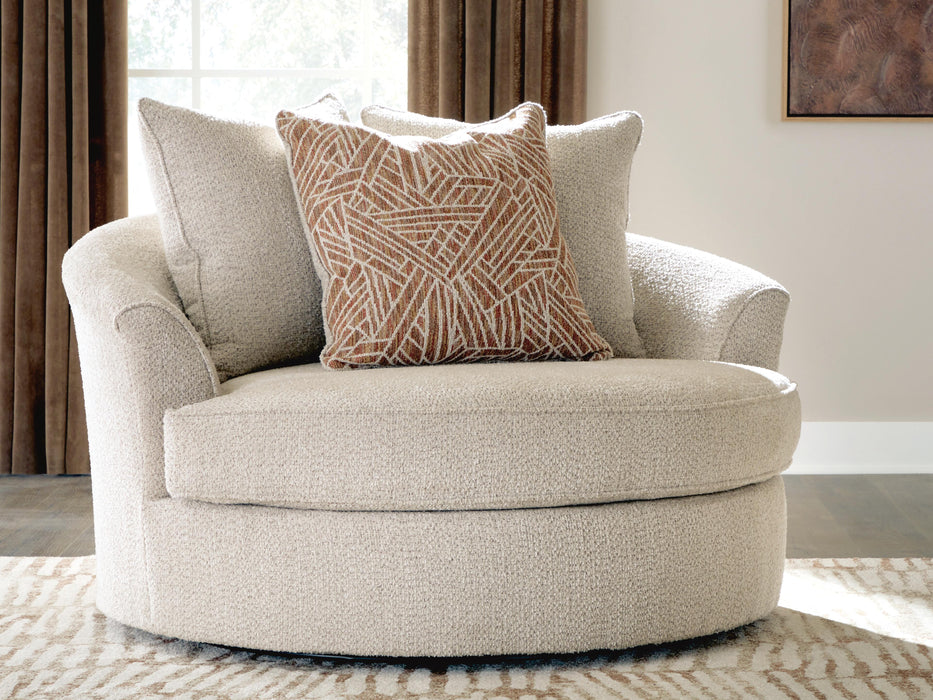 Steelwater Retreat Oversized Swivel Accent Chair - De Avenue Furniture