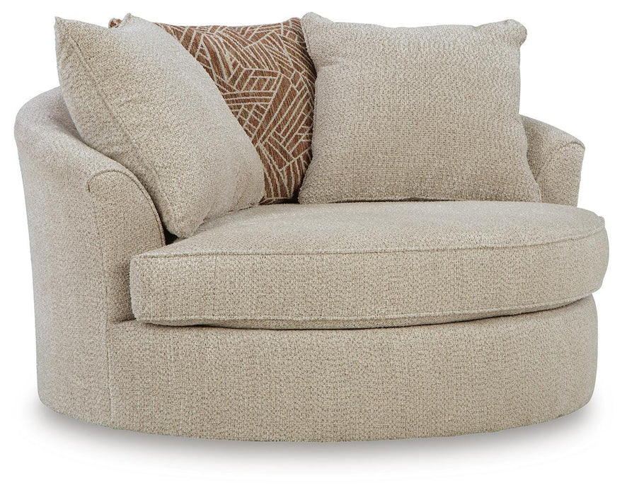 Steelwater Retreat Oversized Swivel Accent Chair - De Avenue Furniture