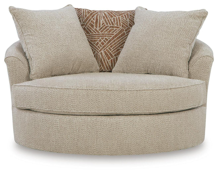 Steelwater Retreat Oversized Swivel Accent Chair - De Avenue Furniture