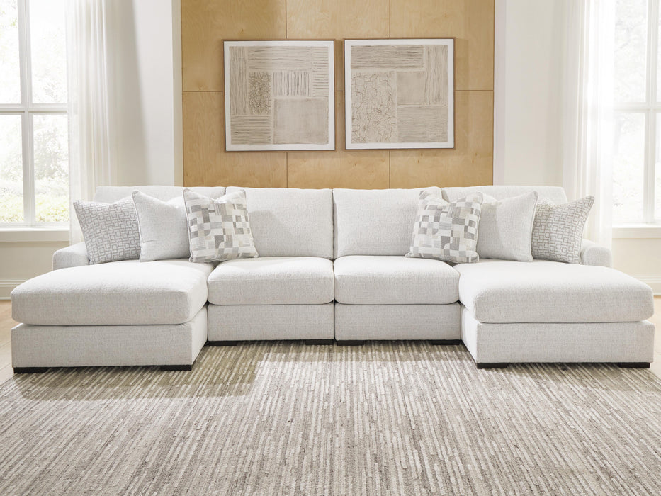 Misty-Lakes Double Chaise Sectional - De Avenue Furniture