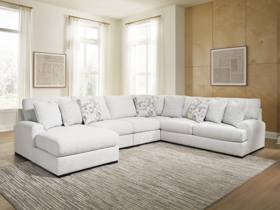 Misty-Lakes Sectional with Chaise - De Avenue Furniture