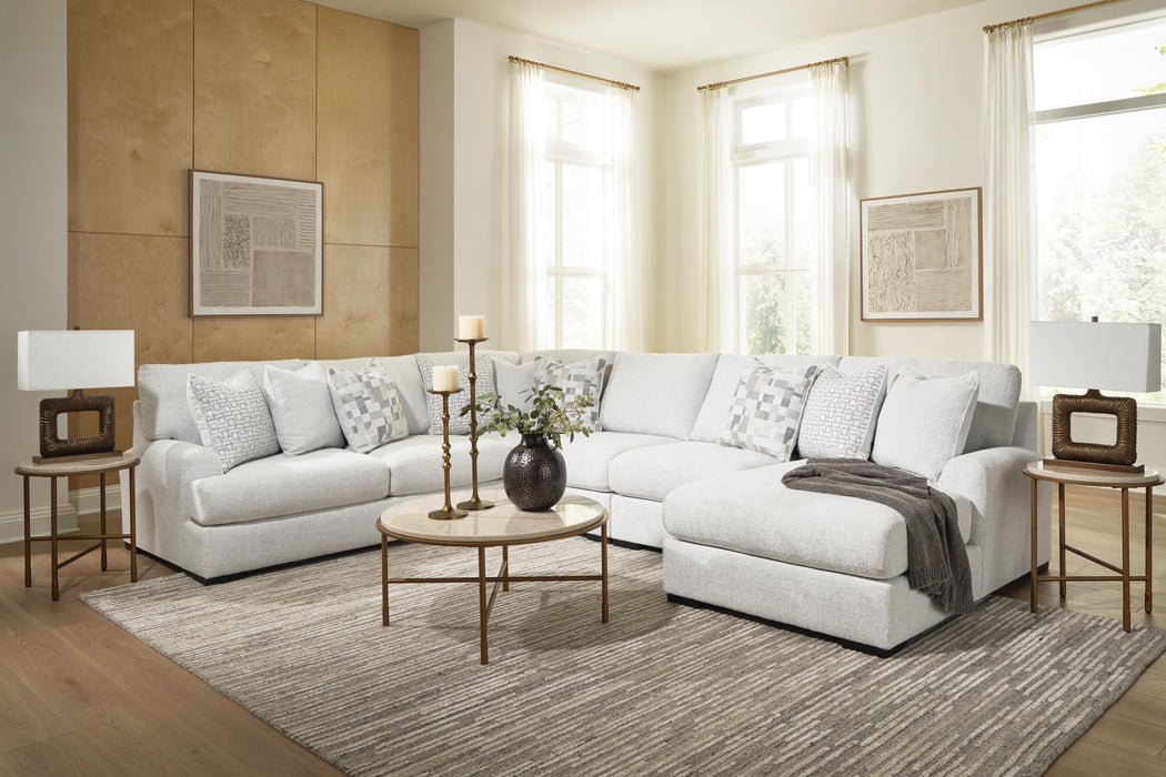 Misty-Lakes Sectional with Chaise - De Avenue Furniture