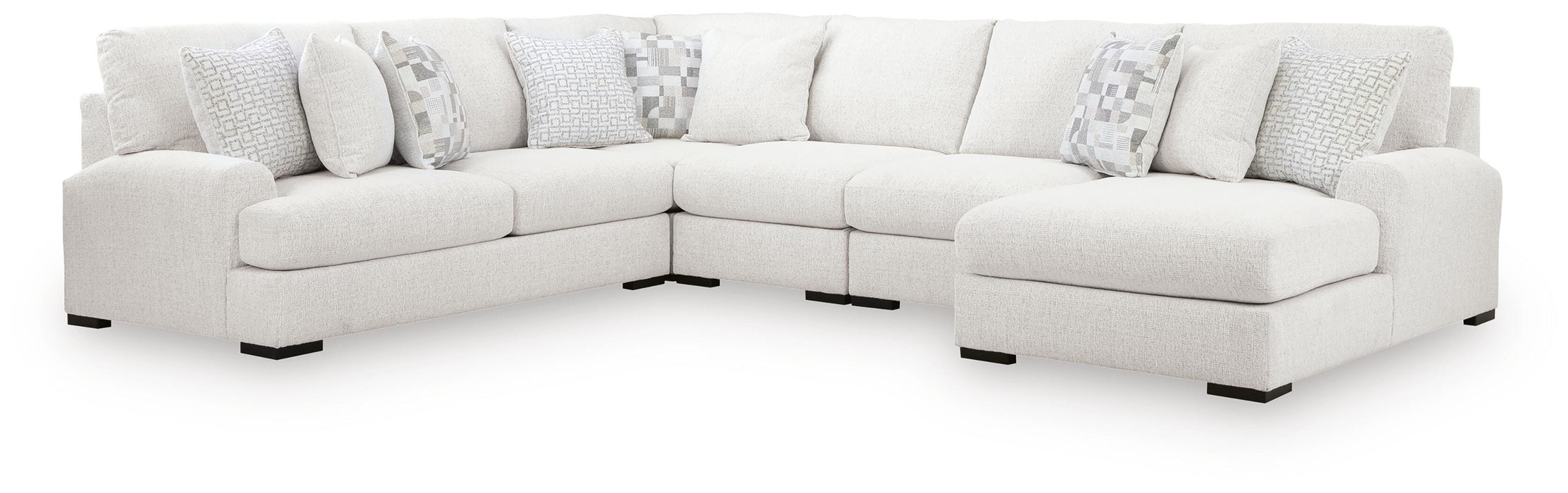 Misty-Lakes Sectional with Chaise - De Avenue Furniture