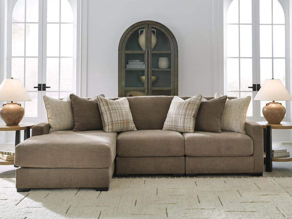 Camellia-Court Sectional with Chaise - De Avenue Furniture