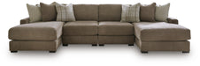 Camellia-Court Double Chaise Sectional - De Avenue Furniture