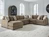 Camellia-Court Sectional with Chaise - De Avenue Furniture