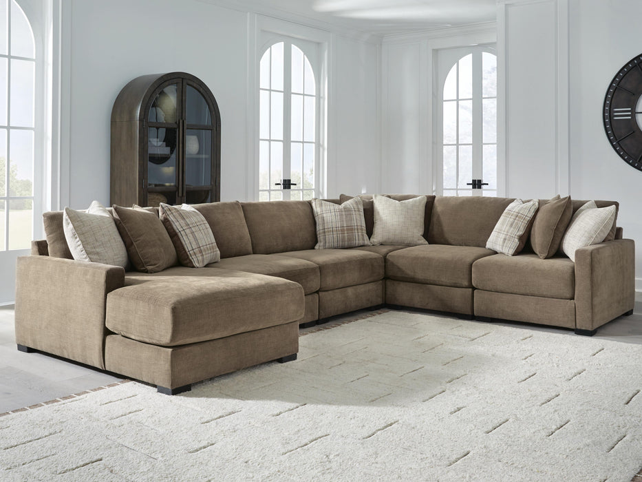 Camellia-Court Sectional with Chaise - De Avenue Furniture