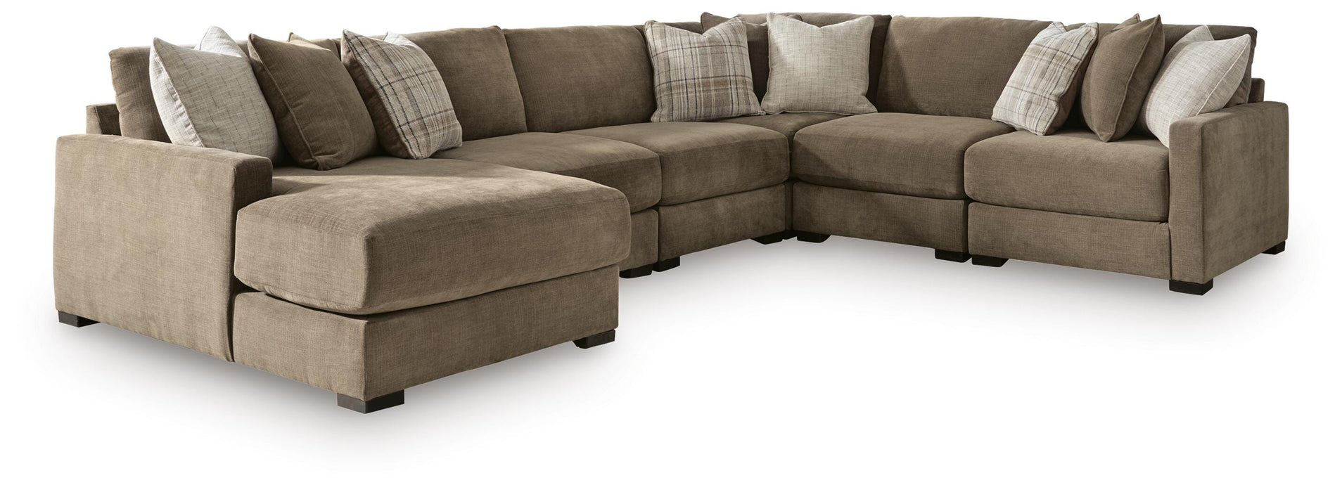 Camellia-Court Sectional with Chaise - De Avenue Furniture