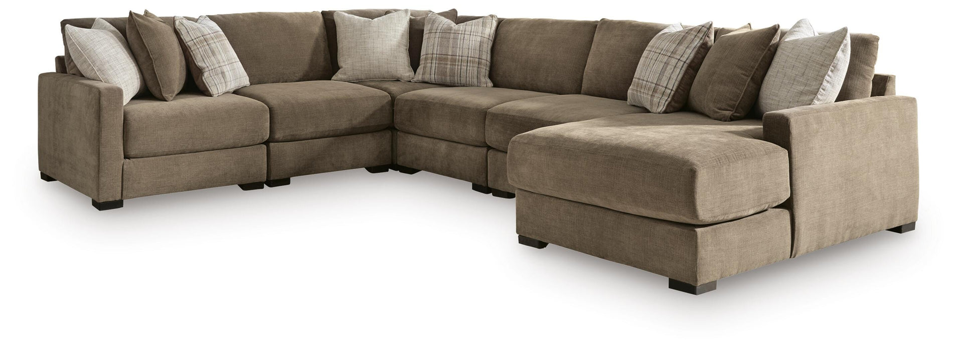 Camellia-Court Sectional with Chaise - De Avenue Furniture