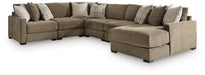 Camellia-Court Sectional with Chaise - De Avenue Furniture
