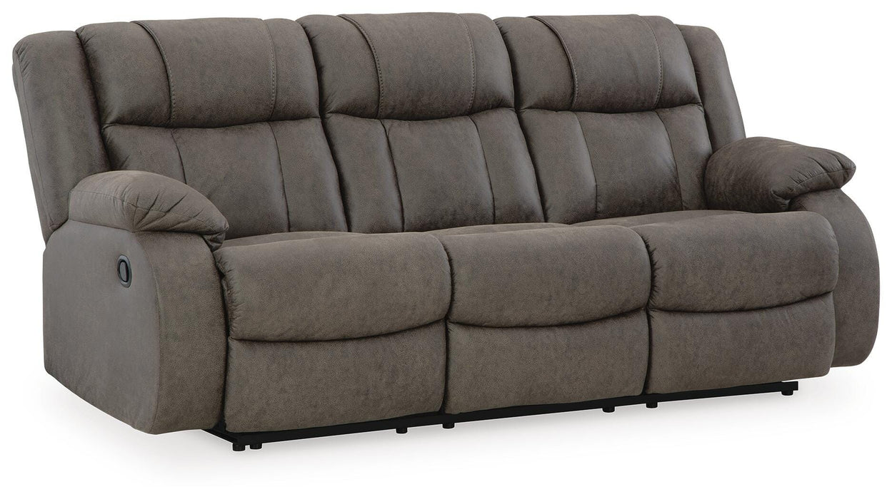 First Base Reclining Sofa - De Avenue Furniture