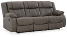 First Base Reclining Sofa - De Avenue Furniture