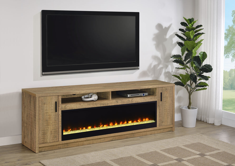 Eddy TV Stand Fireplace Console - De Avenue Furniture