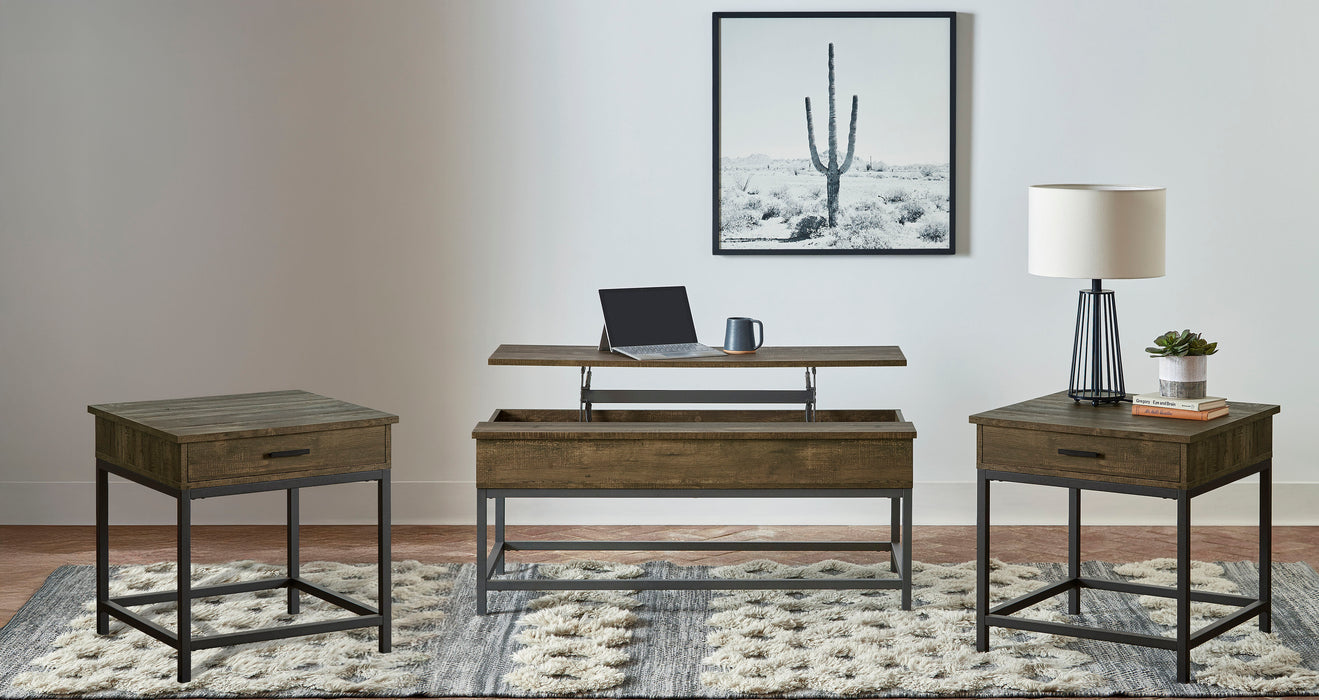Byers Lift-Top Coffee Table Set - De Avenue Furniture