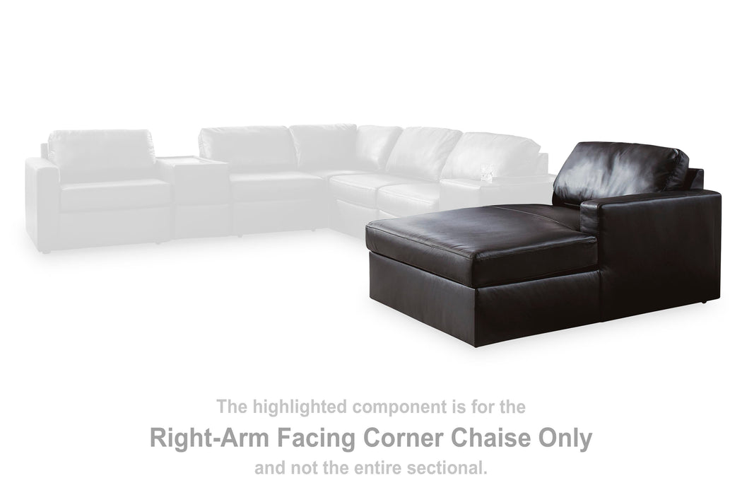 Modmax II Sectional with Chaise and Audio Consoles - De Avenue Furniture