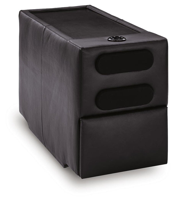 Modmax II Sectional Loveseat with Audio Console - De Avenue Furniture
