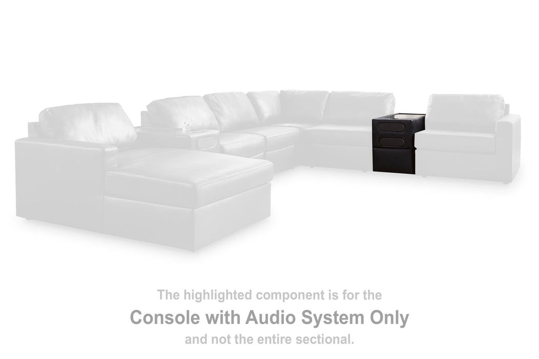 Modmax II Double Chaise Sectional with Audio Consoles - De Avenue Furniture