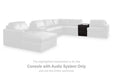 Modmax II Sectional Loveseat with Audio Console - De Avenue Furniture