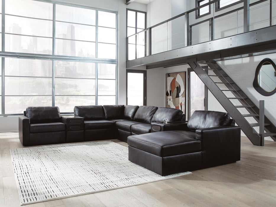 Modmax II Sectional with Chaise and Audio Consoles - De Avenue Furniture