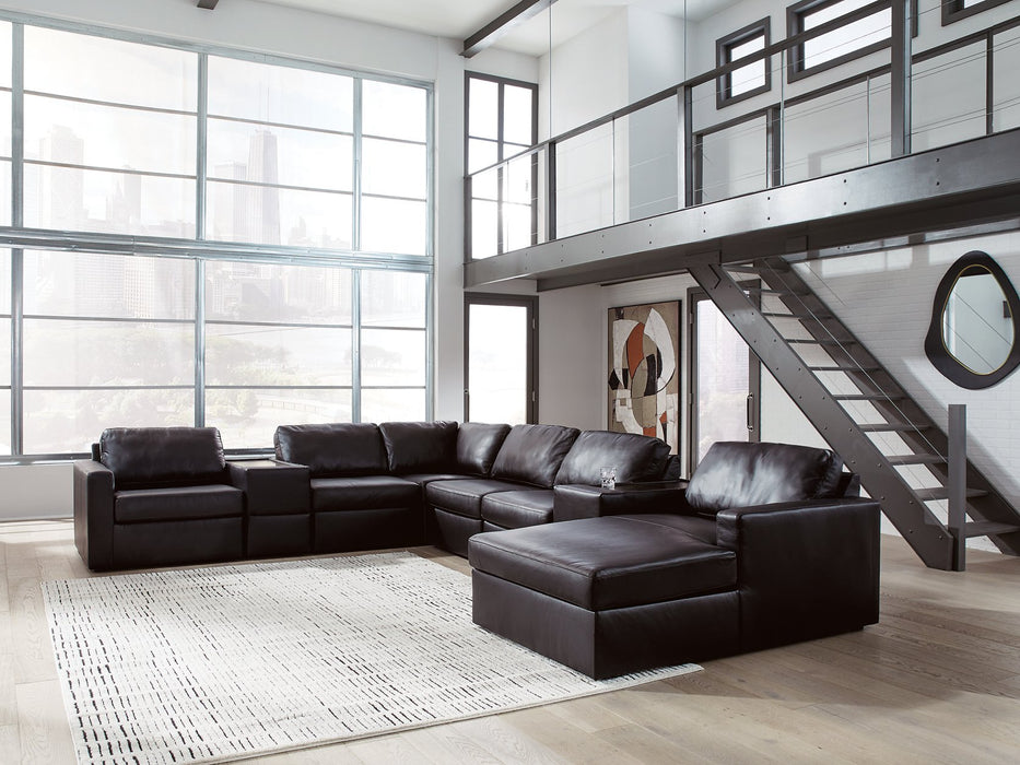 Modmax II Sectional with Chaise and Storage Consoles - De Avenue Furniture