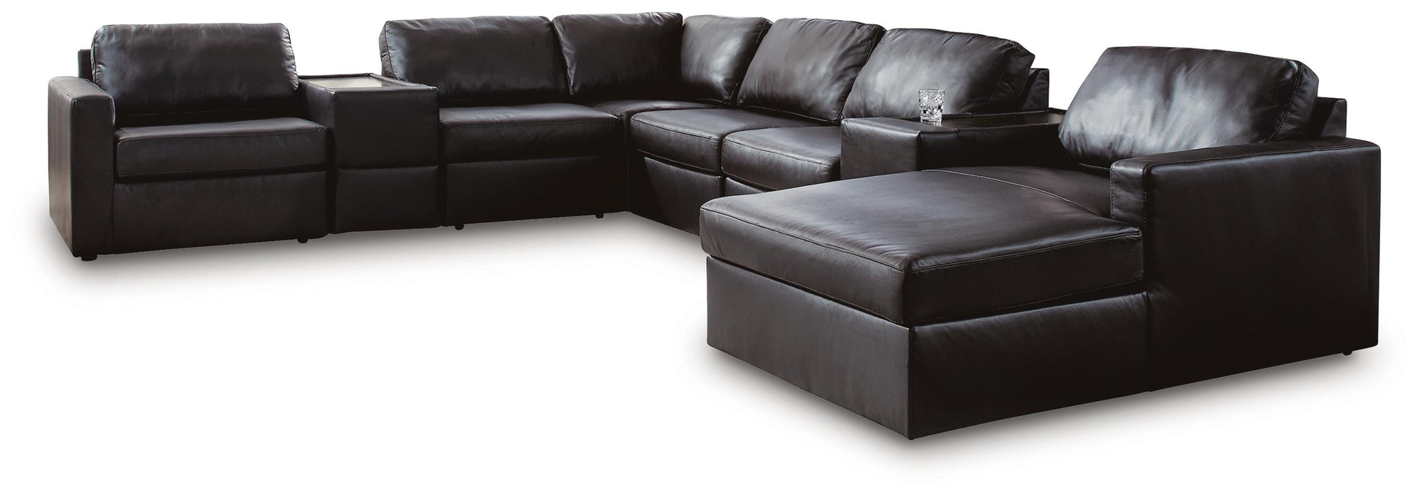 Modmax II Sectional with Chaise and Storage Consoles - De Avenue Furniture