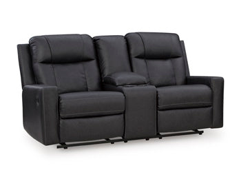 Mackmenville Reclining Loveseat with Console - De Avenue Furniture