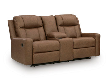 Mackmenville Reclining Loveseat with Console - De Avenue Furniture