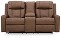 Mackmenville Reclining Loveseat with Console - De Avenue Furniture