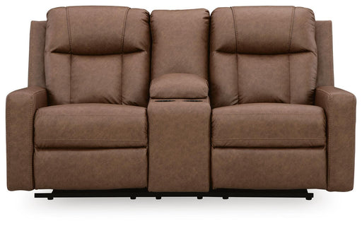 Mackmenville Reclining Loveseat with Console - De Avenue Furniture