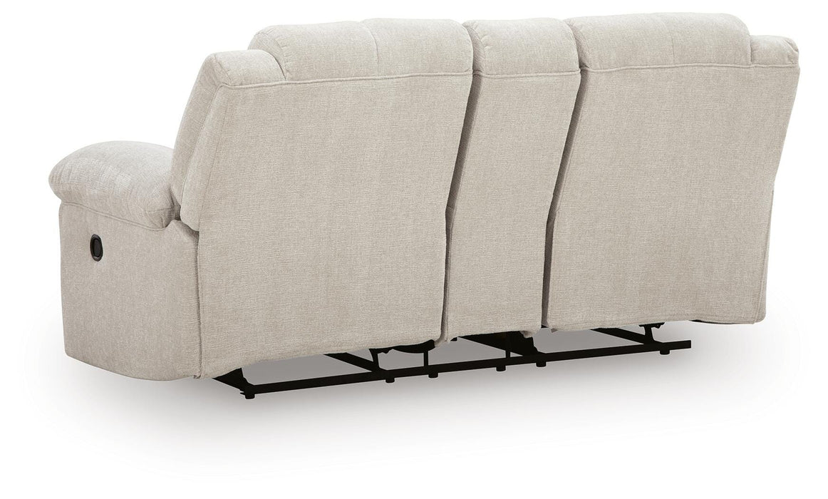 Orlen Reclining Loveseat with Console - De Avenue Furniture