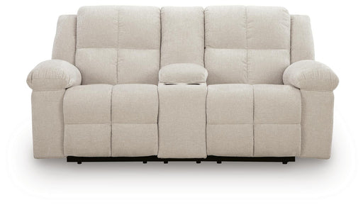 Orlen Reclining Loveseat with Console - De Avenue Furniture