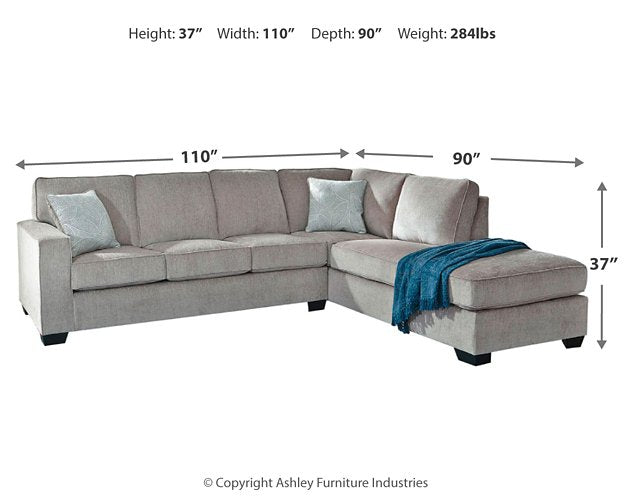 Altari Sleeper Sectional with Chaise - De Avenue Furniture