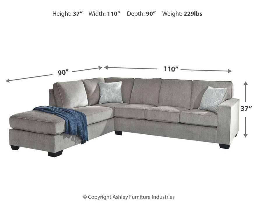 Altari Sectional with Chaise - De Avenue Furniture