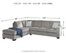 Altari Sectional with Chaise - De Avenue Furniture
