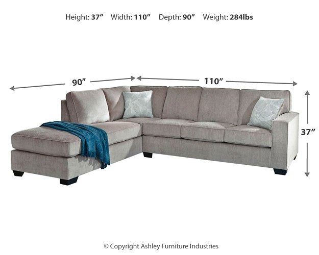 Altari Sleeper Sectional with Chaise - De Avenue Furniture